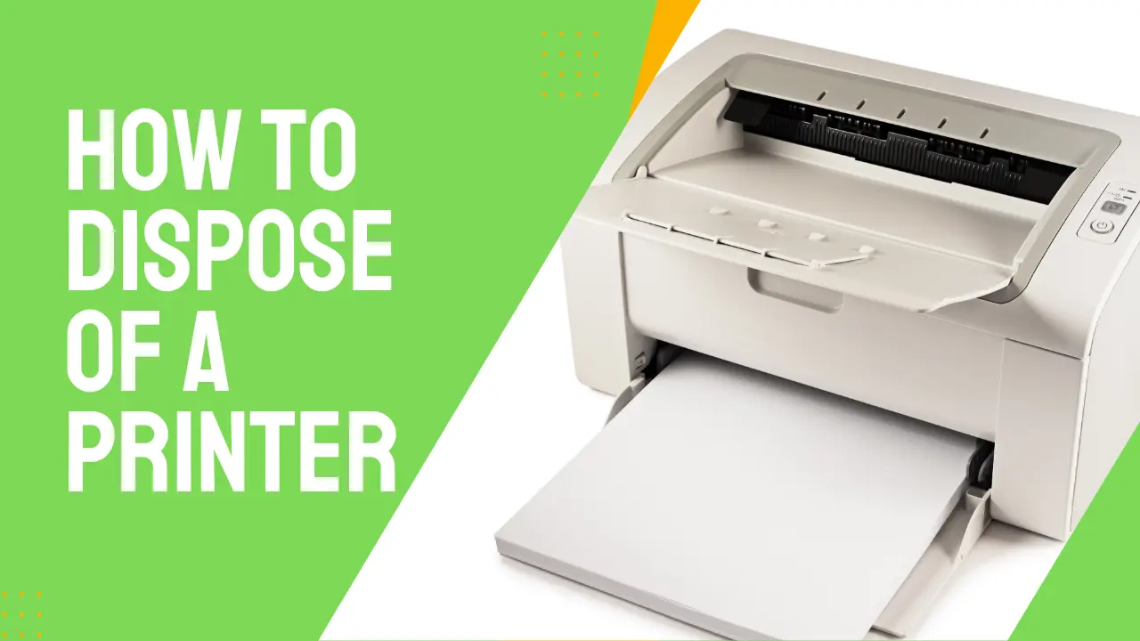 how to dispose of a printer